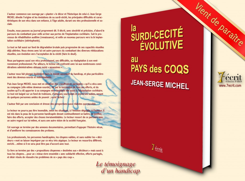 livre sur la surdi-cécité de Jean-Serge Michel